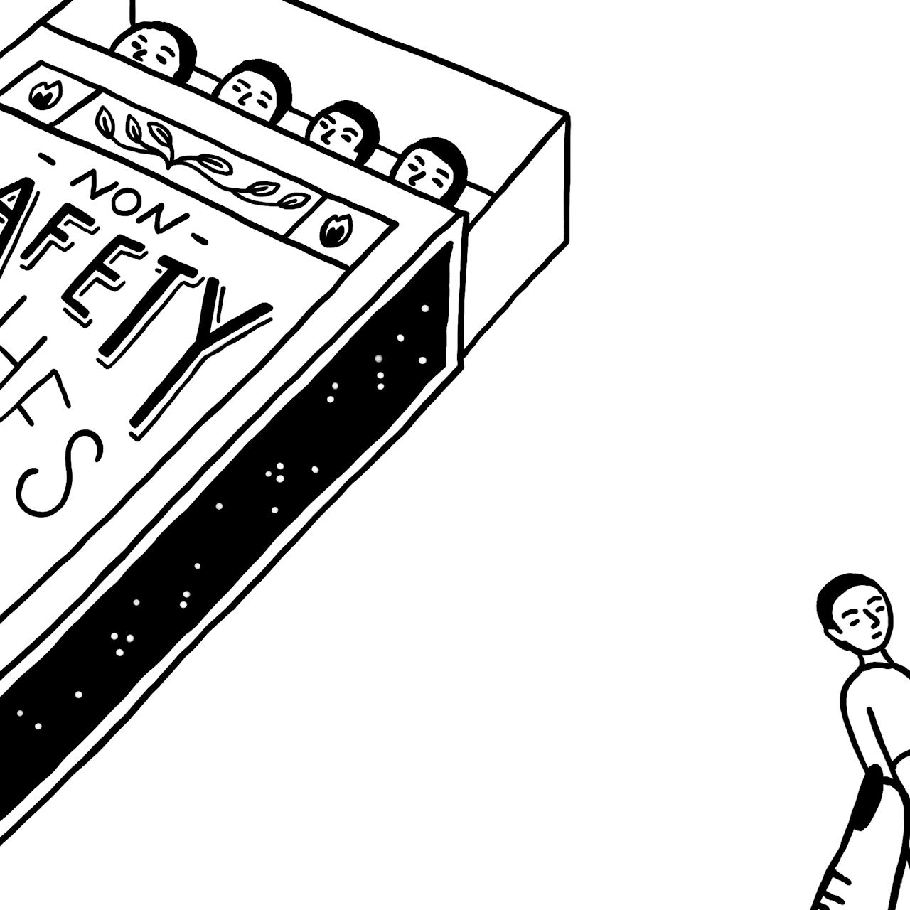 A matchbox full of tiny people